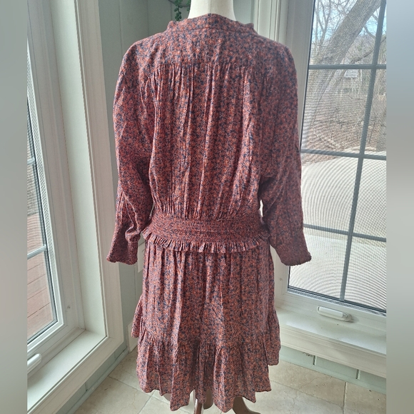 Rebecca Minkoff Chloe Floral Smocked Dress - Picture 3 of 7